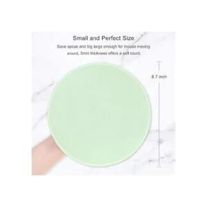 Hsurbtra Alfombrilla de ratón redonda pequeña con textura_2