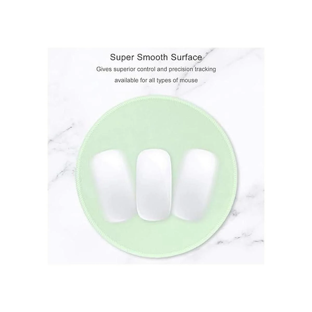 Hsurbtra Alfombrilla de ratón redonda pequeña con textura_3