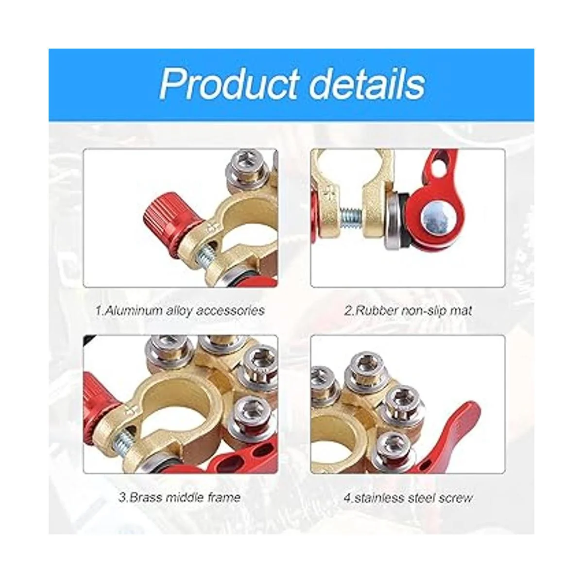 Conectores de terminales de batería de coche 2 unidades_3