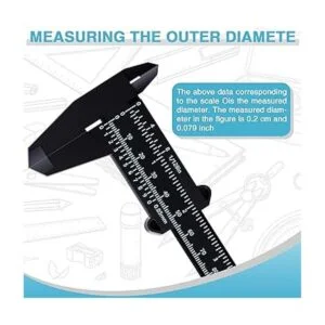 Mini calibrador de plástico de 5.906 in herramienta de_6
