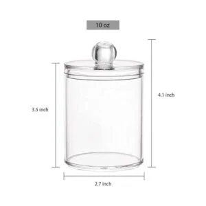 Paquete de 2 recipientes de almacenamiento Qtip para bola_2