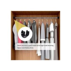 Soporte para barra de armario de acero inoxidable soporte_2