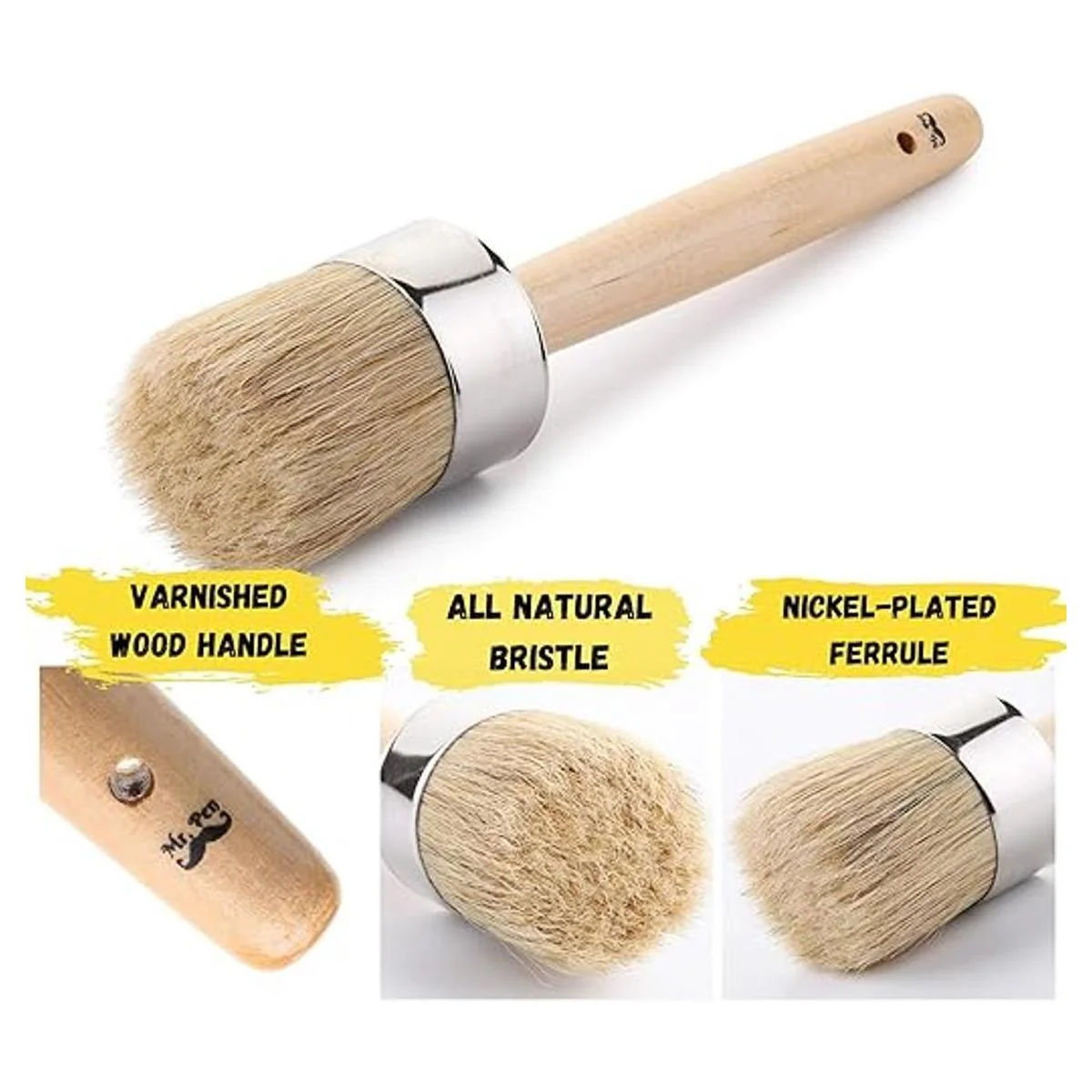 Mr. Pen Pincel de pintura de tiza 2 pulgadas cepillo de_3