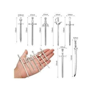 21 piezas de espadas antiguas para marcapáginas espadas_2