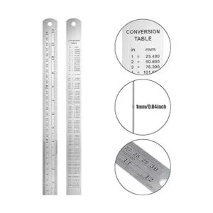 4 reglas de metal de 6.0 in y 12.0 in con graduación_3
