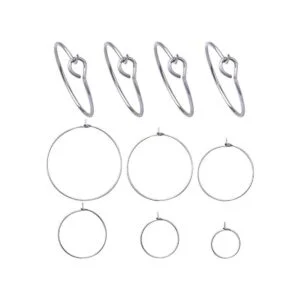 60 anillos para copas de vino de 6 tamaños anillos de aro_4