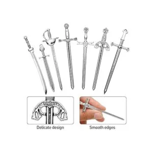 21 piezas de espadas antiguas para marcapáginas espadas_3