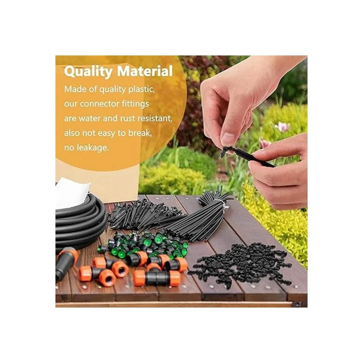 PRECIHW Paquete de 50 accesorios de riego por goteo con_7