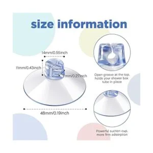 Tondiamo 6 piezas con ventosa organizador de baño_3