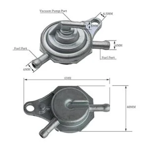 Vacío de gas tanque de combustible bomba Petcock válvula_3