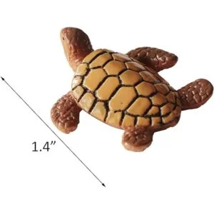 Juego de 10 figuras de resina de tortuga de mar en_2