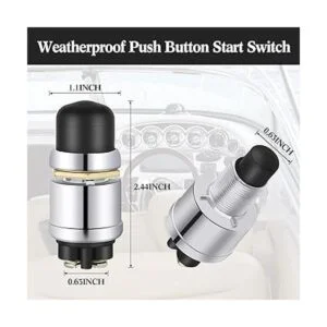 Botón de arranque del motor momentáneo de 12 V y 24 V_2