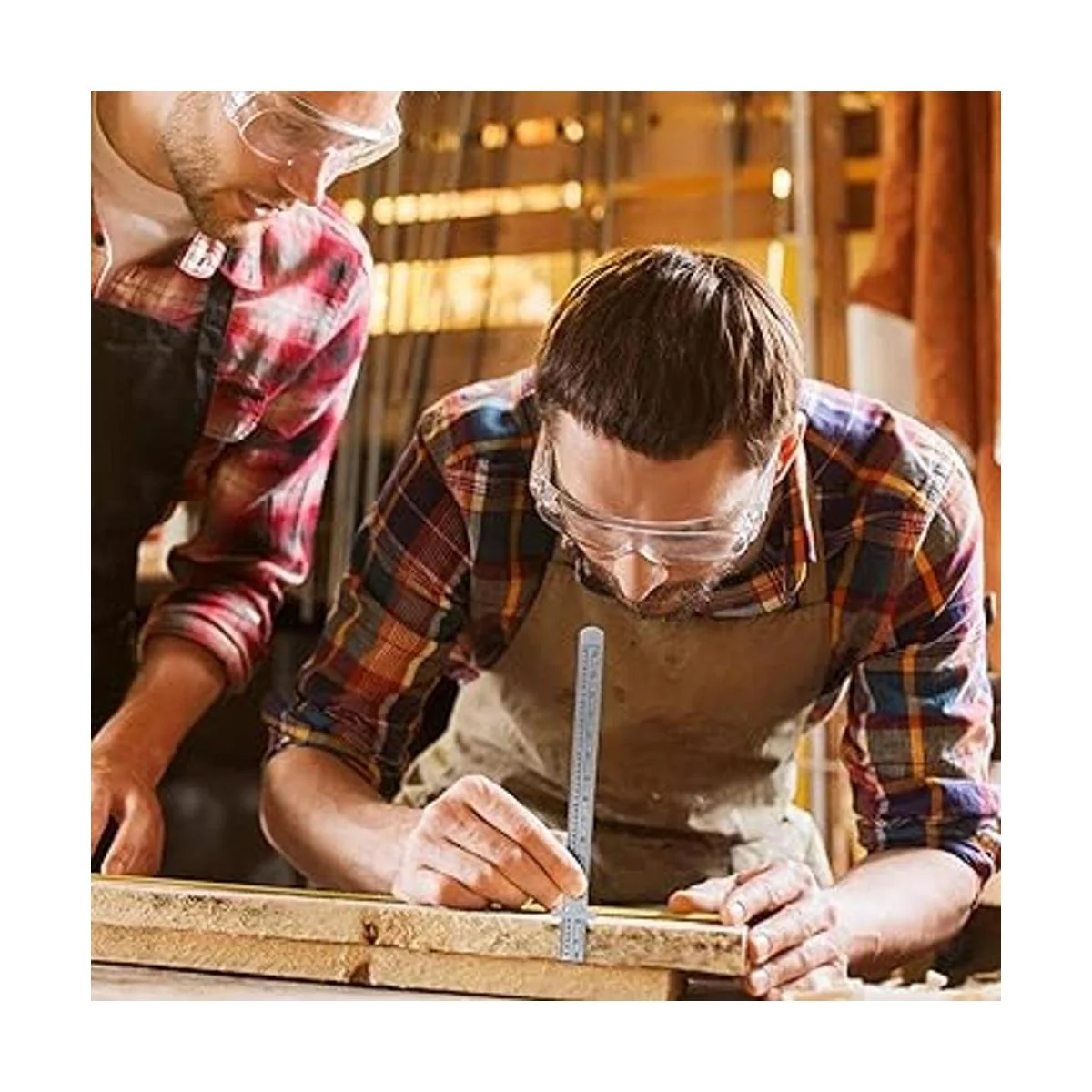 4 reglas de metal de 6.0 in y 12.0 in con graduación_6