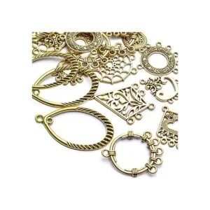 Conectores de aretes 40 piezas de 10 estilos tibetanos_4