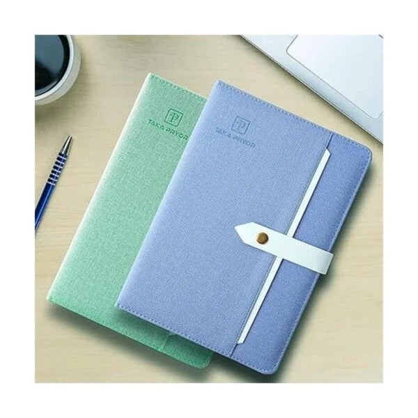 Cuadernos con forro de tela 200 páginas diario personal_4
