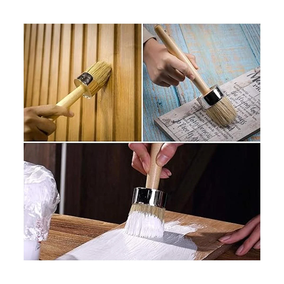 Mr. Pen Pincel de pintura de tiza 2 pulgadas cepillo de_7