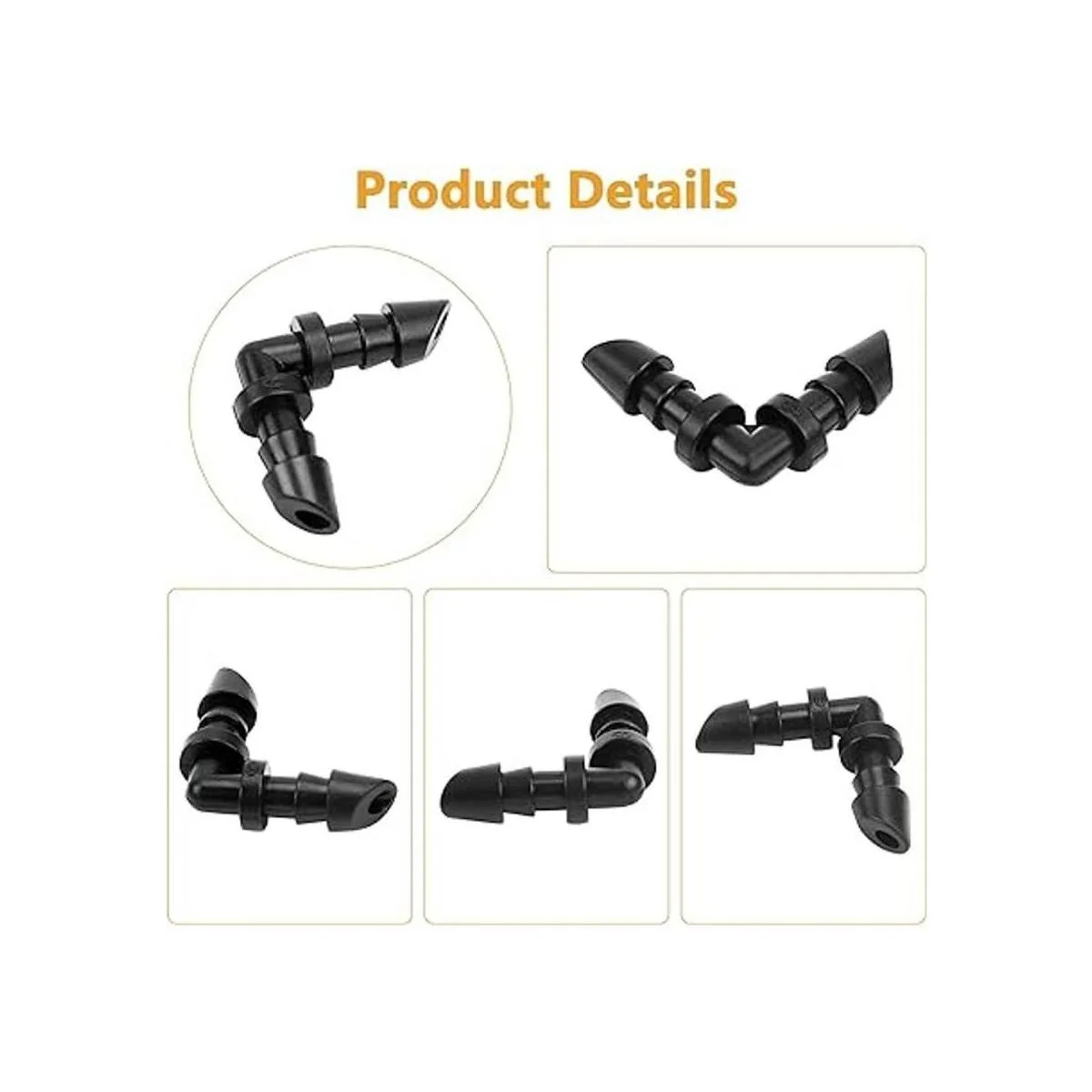 PRECIHW Paquete de 50 accesorios de riego por goteo con_6