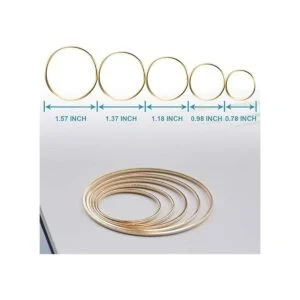 URSMART 60 aretes de aro redondos para manualidades_2