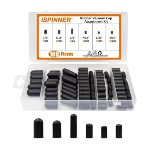 ISPINNER Kit surtido de 100 tapas de goma al vacío para_1