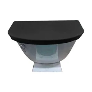 Madeals Cubierta de tela para tapa de inodoro para tapa de_1
