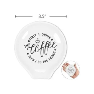 Littlefa Funny Coffee Quote First I Drink The Coffee Then_2