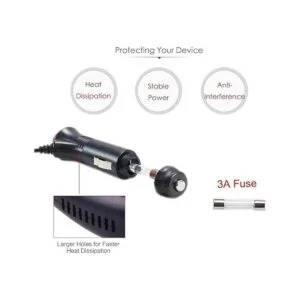 Cargador de coche DC de 0.217 x 0.083 in 12 V 24 V 24_7