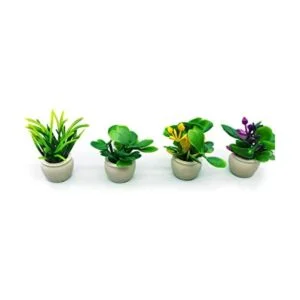 Lynkaye Macetas para decoración de casa de muñecas en_1
