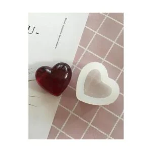 Szecl 2Ps 3D moldes de silicona de corazón para resina_5
