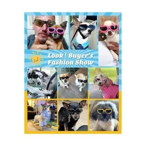 Lewondr Gafas de sol decorativas para perros pequeños_2