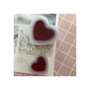 Szecl 2Ps 3D moldes de silicona de corazón para resina_2
