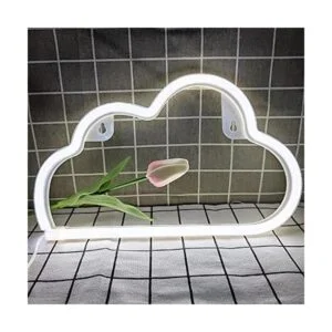 Letreros de neón de nube luz LED de neón para decoración_4
