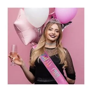 CIEHER Corona de cumpleaños kit de tiara de cumpleaños y_2