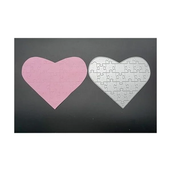 Troqueles de corte de rompecabezas de metal Amor_3