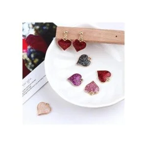 SUKPSY 20 piezas en forma de corazón de aleación esmalte_5