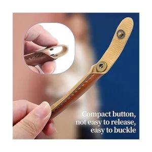 Piutouyar 2 asas de cuero sintético de 0.6 pulgadas de_4