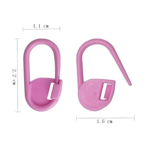 Pcxino 600 piezas de colores de seguridad de plástico_2
