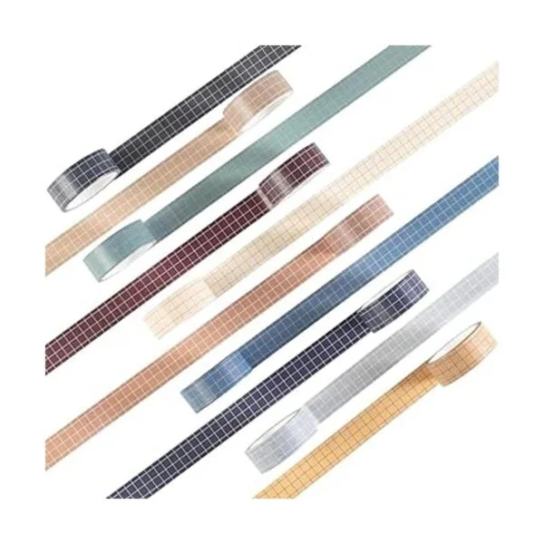 MAGLITT Grid Washi Juego de 10 rollos de cintas_3