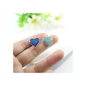 SUKPSY 20 piezas en forma de corazón de aleación esmalte_6