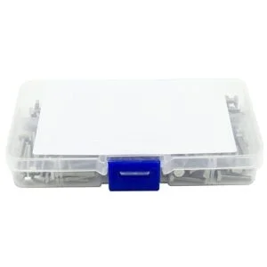 Guard4U 300 tornillos de cabeza plana hexagonales de acero_7