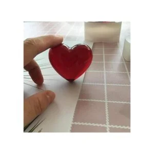 Szecl 2Ps 3D moldes de silicona de corazón para resina_3