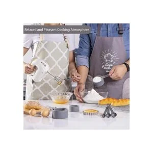 Huygens Juego de 8 tazas medidoras y cucharas de acero_7