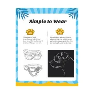 Lewondr Gafas de sol decorativas para perros pequeños_6