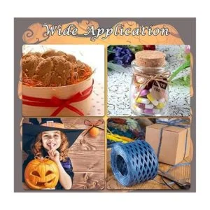 DooGu Cinta de papel de rafia de 218 yardas cinta de_6