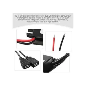 Weewooday Voltaje convertidor de corriente directa de 12 V_2