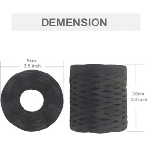 DooGu Cinta de papel de rafia de 218 yardas cinta de_3