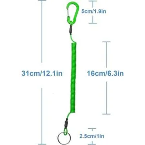 LixRix Cordón de seguridad retráctil en espiral con clip_2