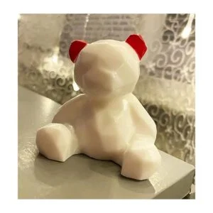 KuuGuu Paquete de 3 moldes de resina de oso 3D de silicona_7
