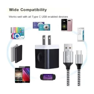 Cargador de pared tipo C bloque de carga de 5 V1 A_6