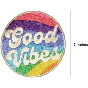 Parche Good Vibes para planchar o coser Parche_2