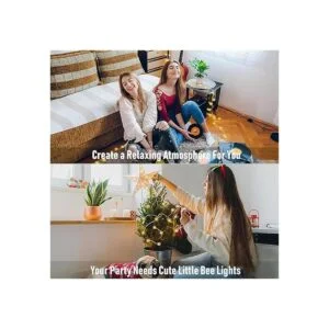 Coquimbo Guirnalda de luces LED de abeja de 10 pies 30_6